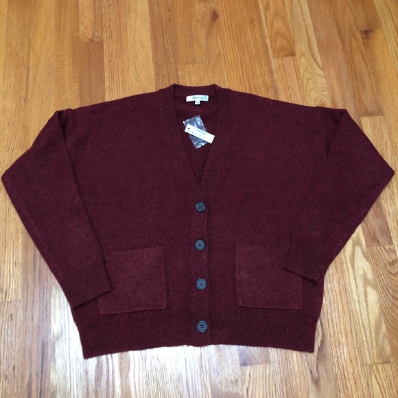 madewell short kent ex boyfriend cardigan